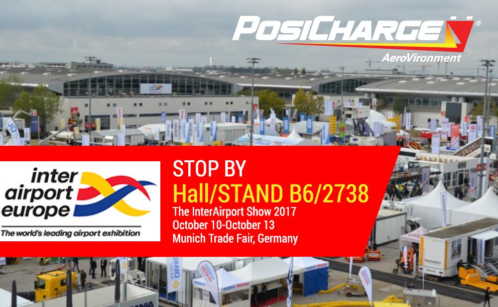 PosiCharge's tweet photo. Tomorrow is the first day of Inter Airport Europe! Stop by our booth Hall B6 Stand 2738. https://t.co/wTU7mmDs9c
#posicharge #egse https://t.co/khf6XV7dDX