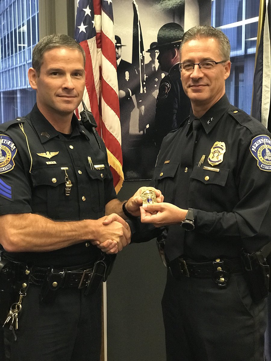 I was pleased to offer newly promoted Sergeant Tracy Nash his Sergeant’s badge today. Sergeant Nash was traveling during last week cermony.