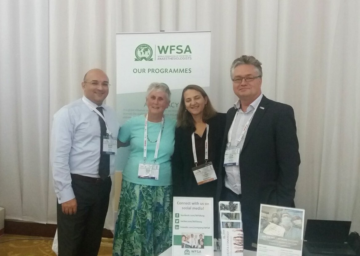wfsaorg's tweet photo. With @ace_anes Angela Enright, @MioMilenovic @KrisTorgeson @SaferSurgery and @JulianGoreBooth at #CLASA2017 https://t.co/xJVosiZzva