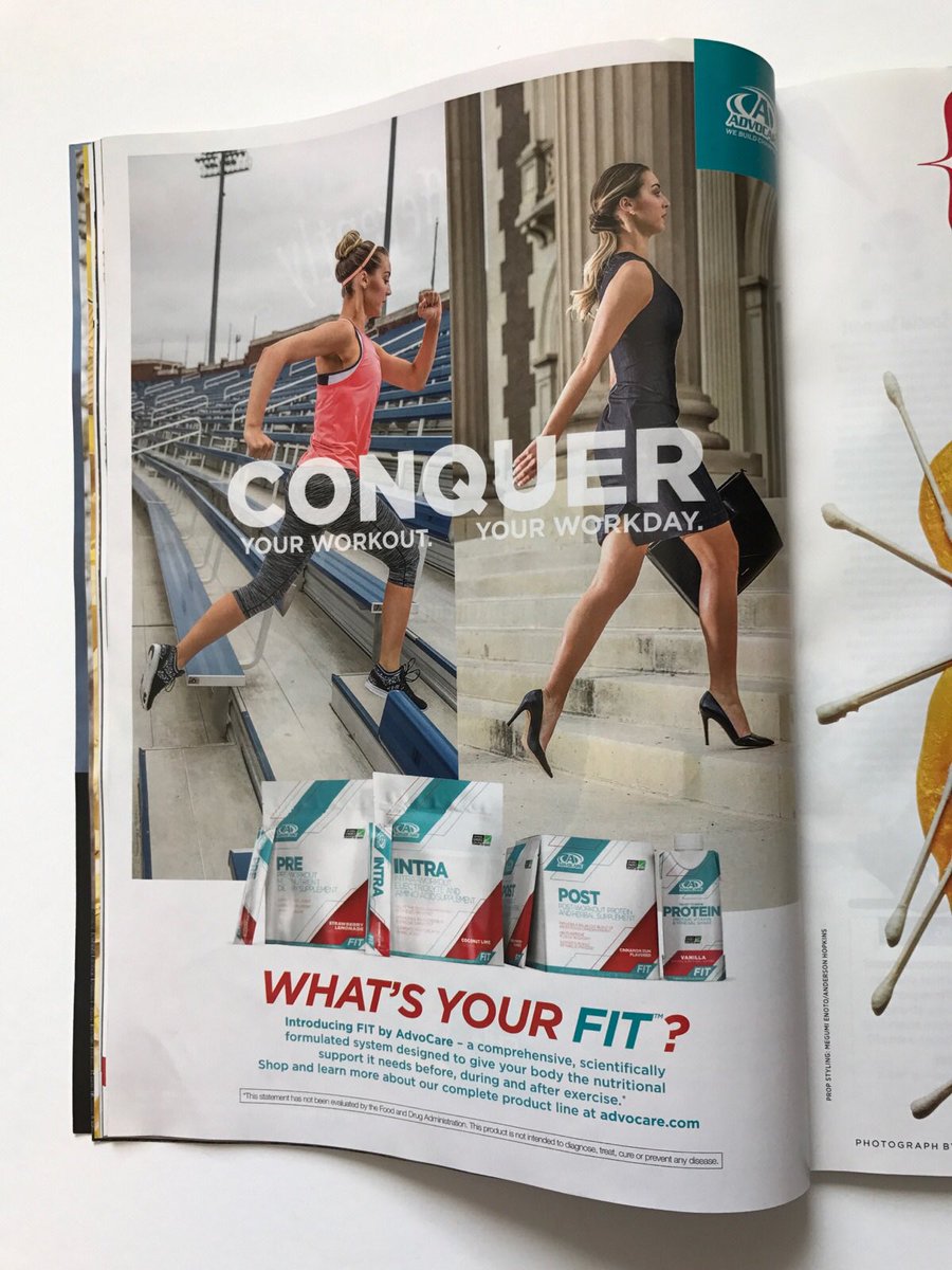 thecluttsagency's tweet photo. Jillian Dodderer was spotted in an AdvoCare ad in the October issue of Women's Health magazine! ππΌββοΈ #cluttsmodels https://t.co/iGzJU0HgXX