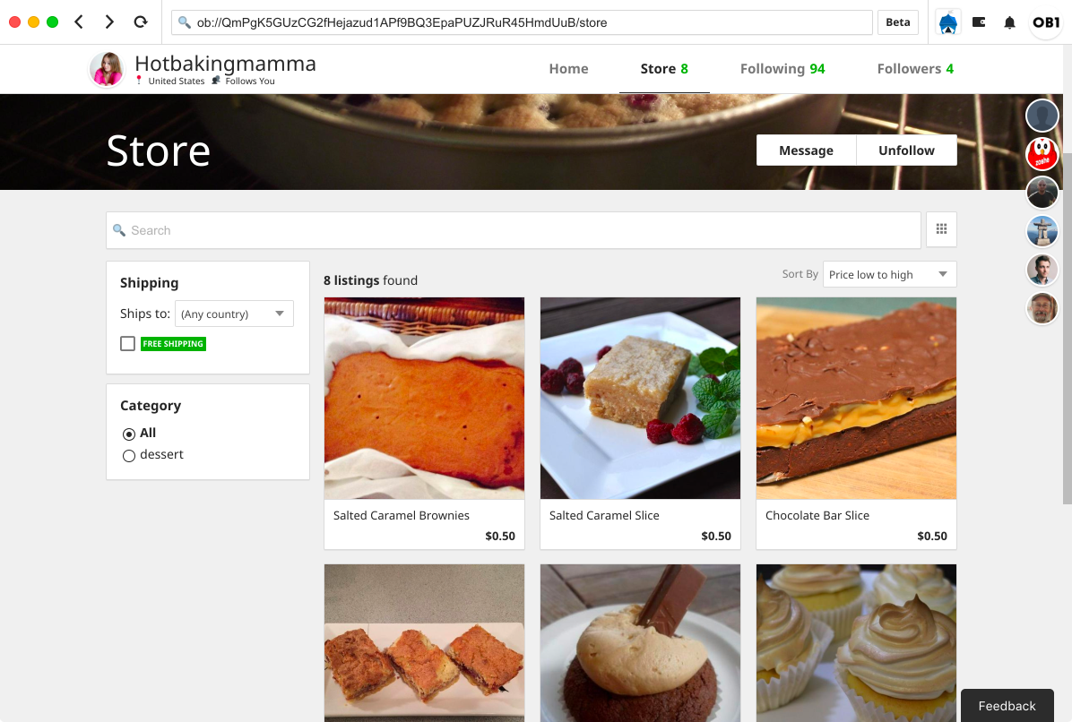 brianchoffman's tweet image. This one looks pretty tasty. #openbazaar2 ob://QmPgK5GUzCG2fHejazud1APf9BQ3EpaPUZJRuR45HmdUuB/store