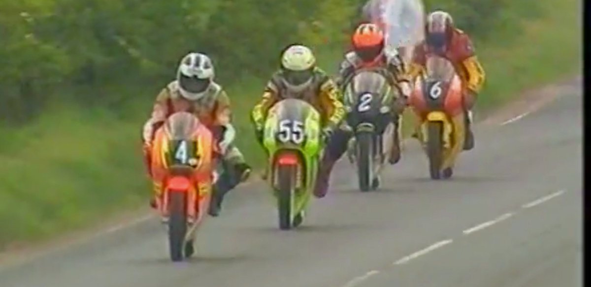 MrPaulhull71's tweet photo. Four #ROADRACING #LEGENDS right there #ROBERTDUNLOP #DARRANLINDSAY #DENISMCCULLOUGH #GARYDYNES 😍😍😍😍😍😍 https://t.co/t17e9Ie6gV