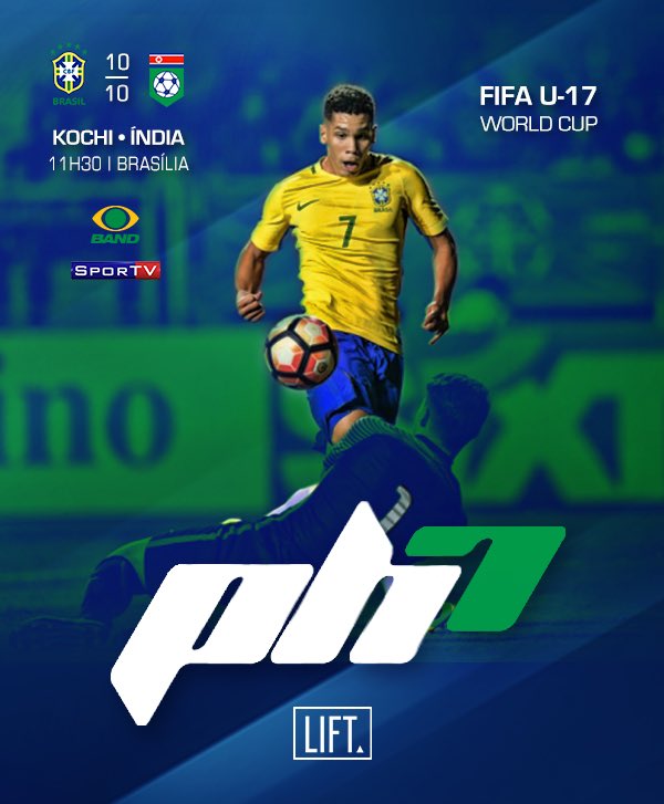 Amanhã é dia! BrasilXCoreia do Norte, às 11h30 (de Brasília), ao vivo no <a href="/SporTV/">sportv</a> e <a href="/BandTV/">Band TV</a>. Que Deus nos abençoe e nos proteja! #VamosBrasil