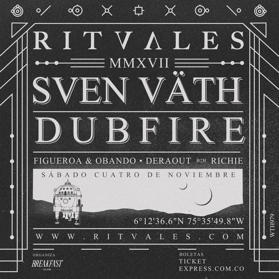 ClubBreakfastCo's tweet photo. Próxima cita para el Club del Desayuno: #RITVALES2017 junto a SVEN VATH + DUBFIRE como fuesta de Halloween. Boletas: https://t.co/yV9ShyFVHi https://t.co/GKTYiCTudR