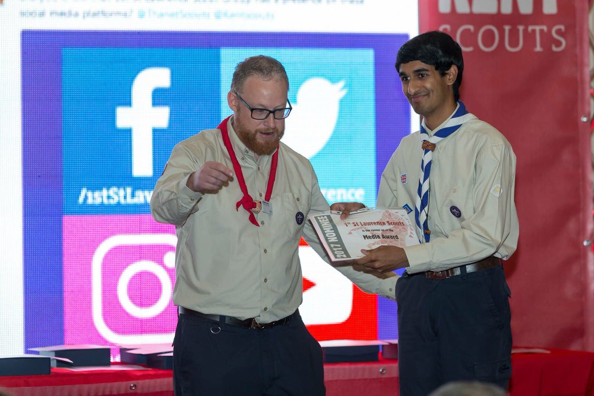 DomKingLive's tweet image. Great 2B part of @Kentscouts Awards on Saturday in Rochester. Looking forward to #Ahoy @DockyardChatham this Saturday. #ScoutAmbassador