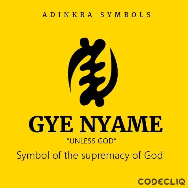 codecliq's tweet photo. #codecliq #adinkra #adinkrasymbols #proudlyghanaian #GyeNyame https://t.co/O8FfjWuu7H