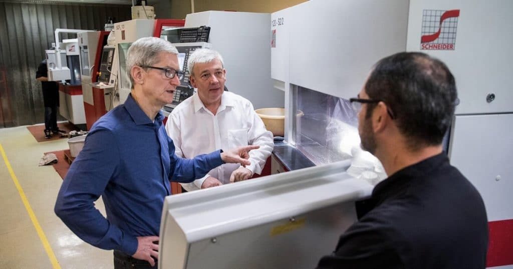 mindlessmagz's tweet photo. Tim Cook Visits iPhone X Component Supplier in Normandy - https://t.co/d0EsjRe1px https://t.co/JzvcNlaR7W