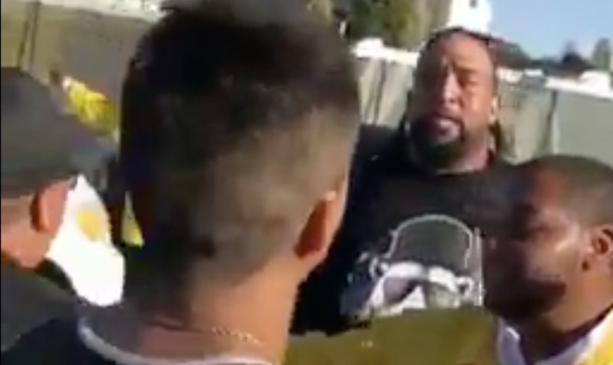 Donald Penn - Oakland Raiders thug threatens fan