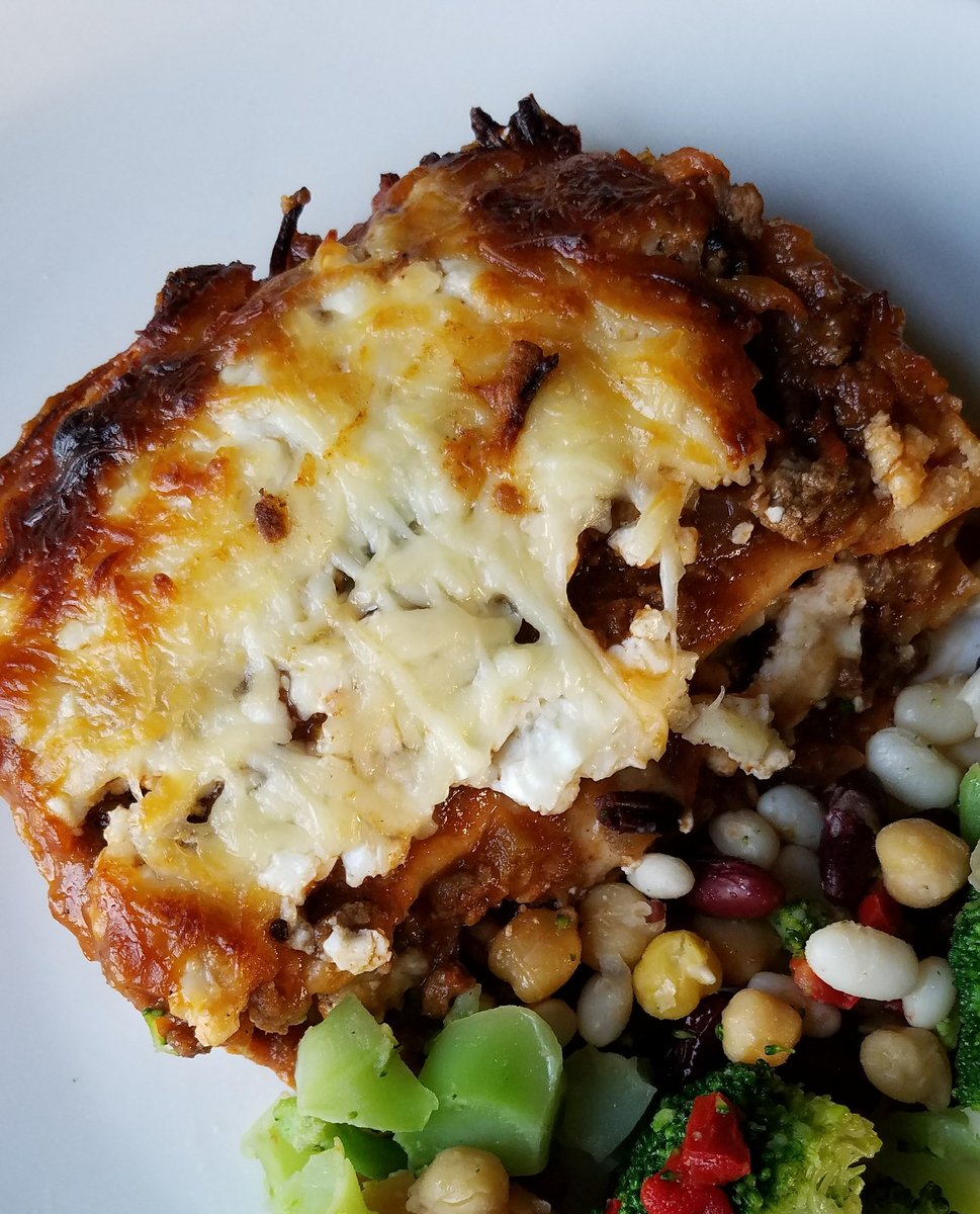 MIGlutenFreeGal's tweet photo. @WinkingGirlFood @EatBanza @amerglutenfree Mexican lasagna using masa dough instead of noodles. It doesn't look as good as it tastes. https://t.co/AA5Hpnn2Mq