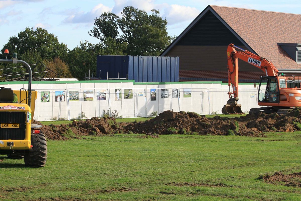 RFU AGP <a href="/CheshuntRugby/">Cheshunt Rugby</a> well underway @RFU_Facilities2 @RFU_Facilities