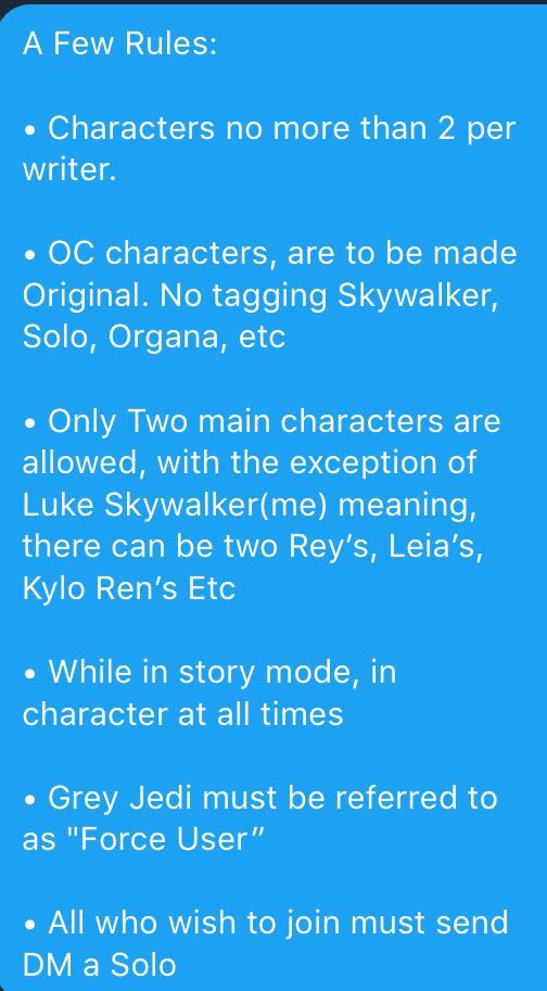 /Also, another reminder, my other @GalaxyDividedRP is up and running for all paths in Star Wars, Jedi, Sith, Smuggler Etc. -LS #StarWarsRP