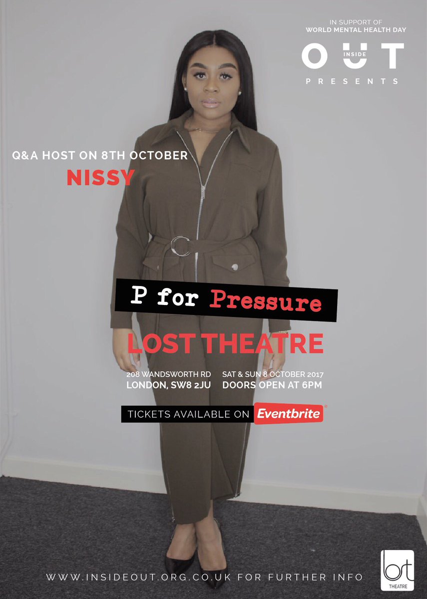 InsideOutUK_'s tweet photo. A massive thank you to our Q&amp;A host last night @NissyTee. 

We had another successful show! 🎉🎉

#PforPRESSURE https://t.co/HWUE0KleLs