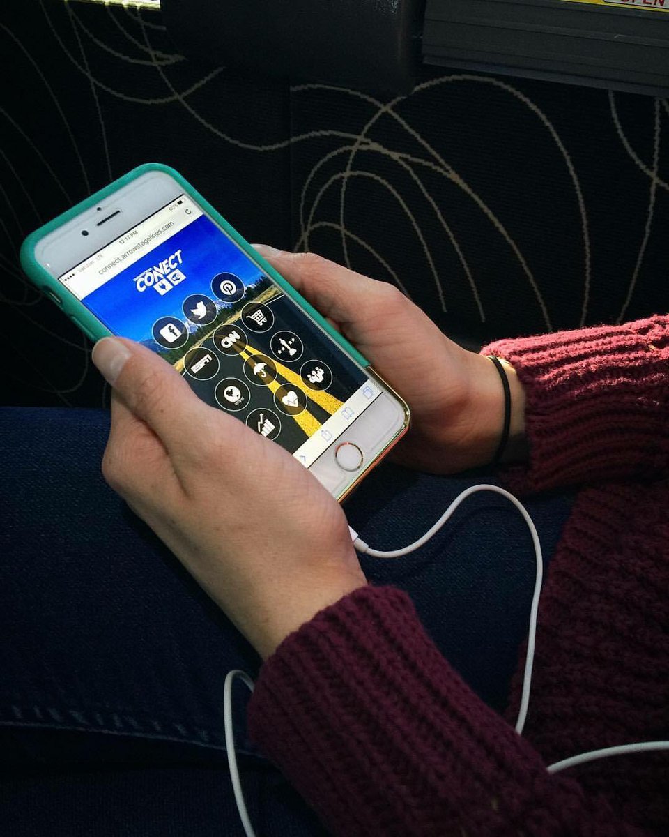 ArrowStageLines's tweet photo. Did you know that #arrowstagelines has WiFi capabilities on every single motorcoach in our fleet?! π±π» #arrowconnect #experienceconfidence https://t.co/7anP8rjrK4