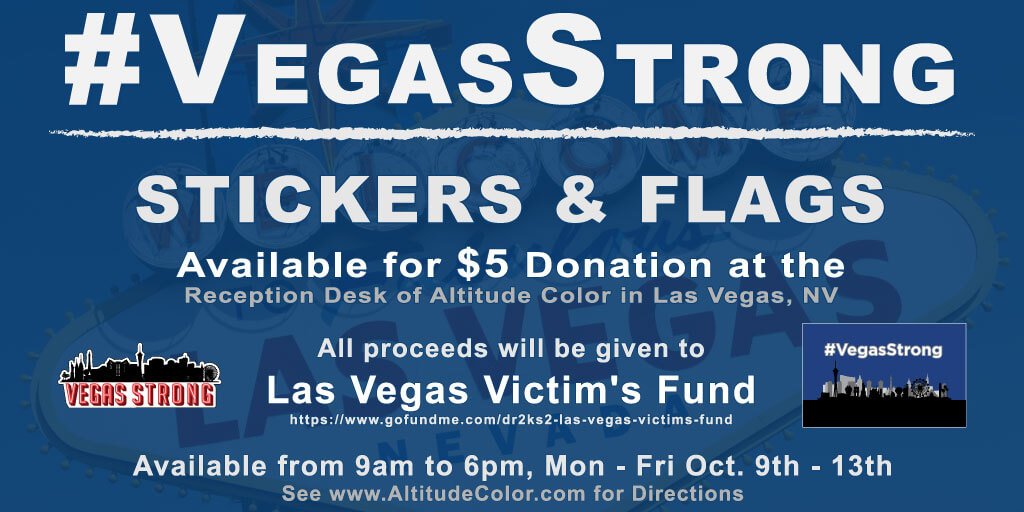 DistilledSun's tweet photo. #VegasStrong Stickers &amp; Flags available for $5 Donation. All proceeds go to Las Vegas Victim's Fund. Details here: https://t.co/4Zw2iiscDe https://t.co/kRe5iqWXoN