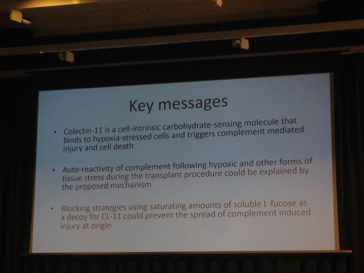 #MRCFiT10 Targeting complement to reduce rejection in #kidney transplantation <a href="/mrc_trans/">MRC Transplantation</a>