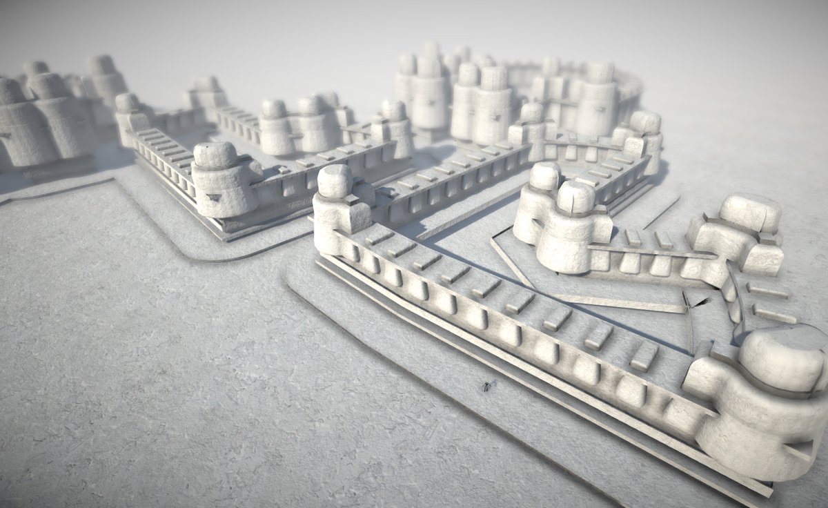 #Blocktober Blocked out right in <a href="/unity3d/">Unity3D (inactive)</a> with <a href="/archimatix/">Archimatix</a> using ShapeMerger with the PlanRepeater