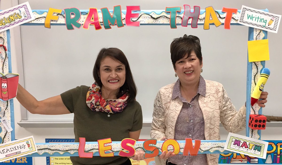 jhmoreno's tweet photo. Elementary math/sci CICs promoting our fundamental 5 district initiative at today's teacher conference @GalenaParkISD #lessonframe https://t.co/xns0AFEfDW