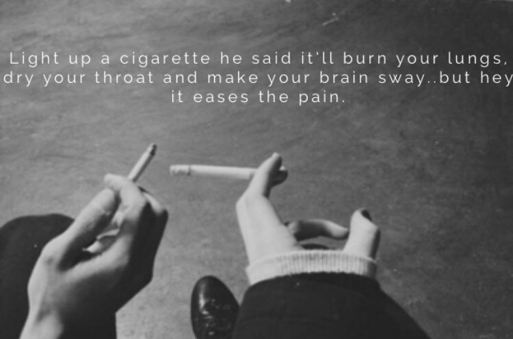 Bollickstoit's tweet image. Ease the pain🚬 #cigarette