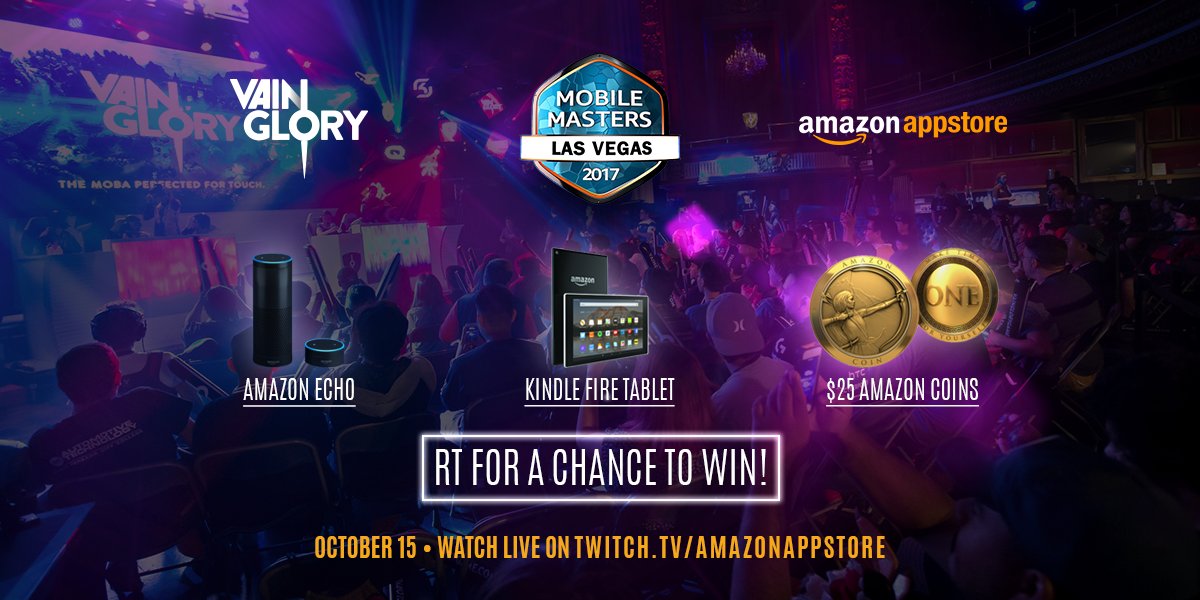 vaingloryesport's tweet image. ONLY 6 DAYS TO GO! #VGMobileMasters 

To celebrate, RT for a chance to win. We will be choosing 1 winner for each prize October 15th.