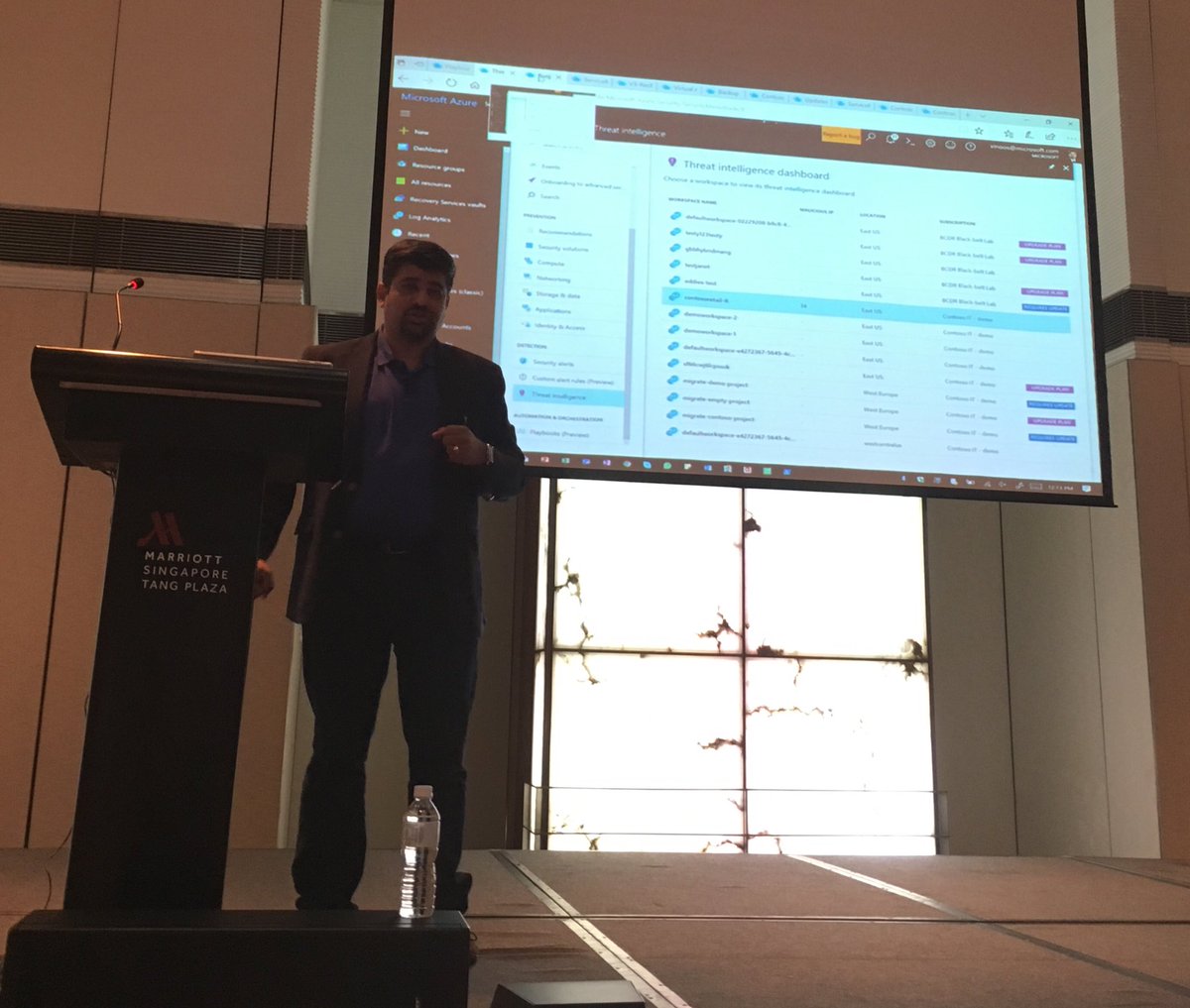 richardkoh's tweet photo. Sharing #Azure innovations in security, backups, DR, availability capabilities @mvinoos #Microsoft_SG #HybridCloud #AzureStack https://t.co/03rPBWfci3