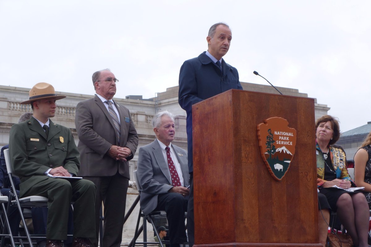CiaoAmerica's tweet image. At the National #ColumbusDay Ceremony in Washington DC, #Italian Amb Armando Varricchio recalled the achievements of #ItalianAmericans