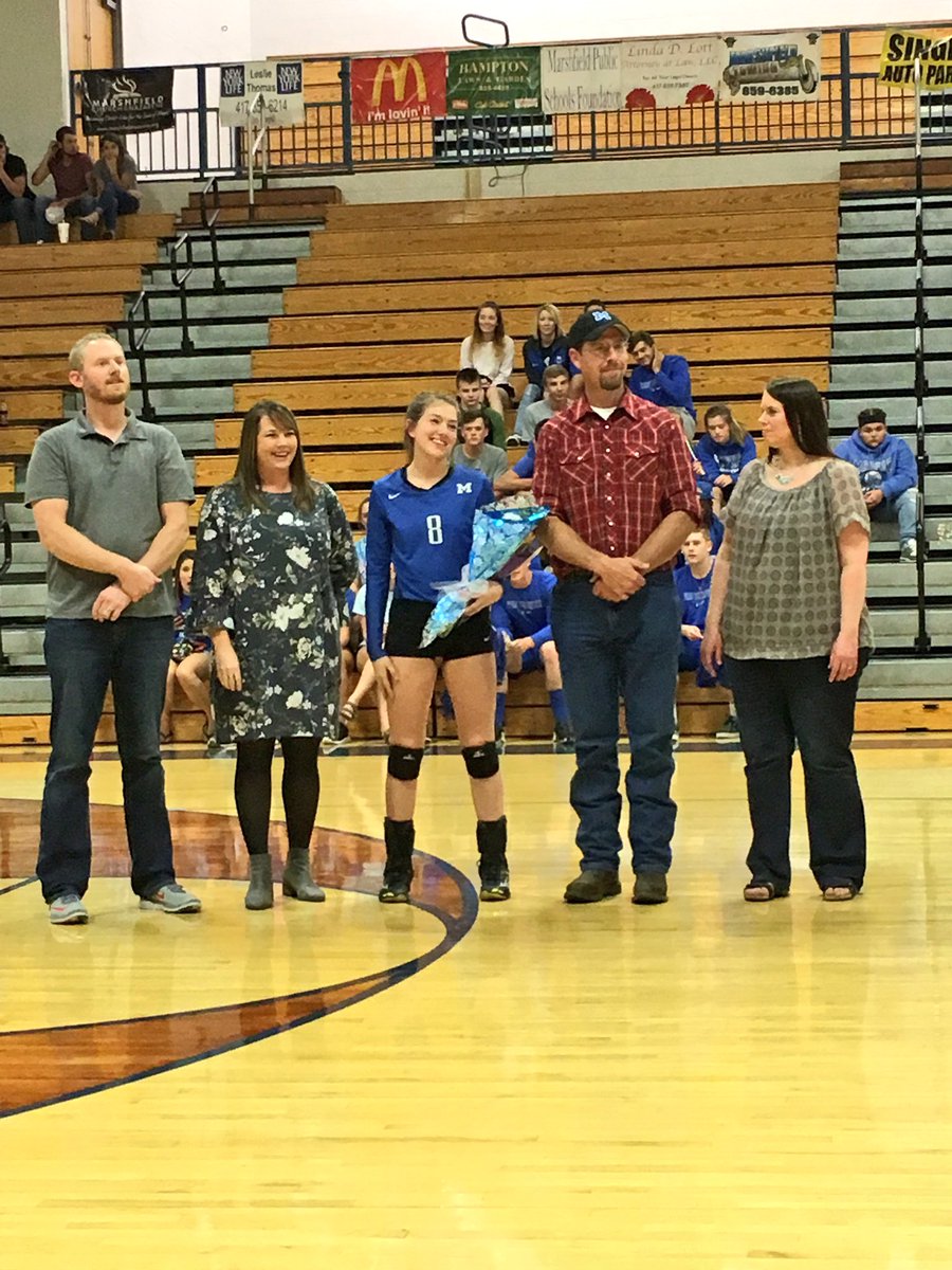 Bittersweet tonight as we celebrate our three incredible seniors! We wish them the best of luck and are so proud of them!! #classof2018 ❤️🏐
