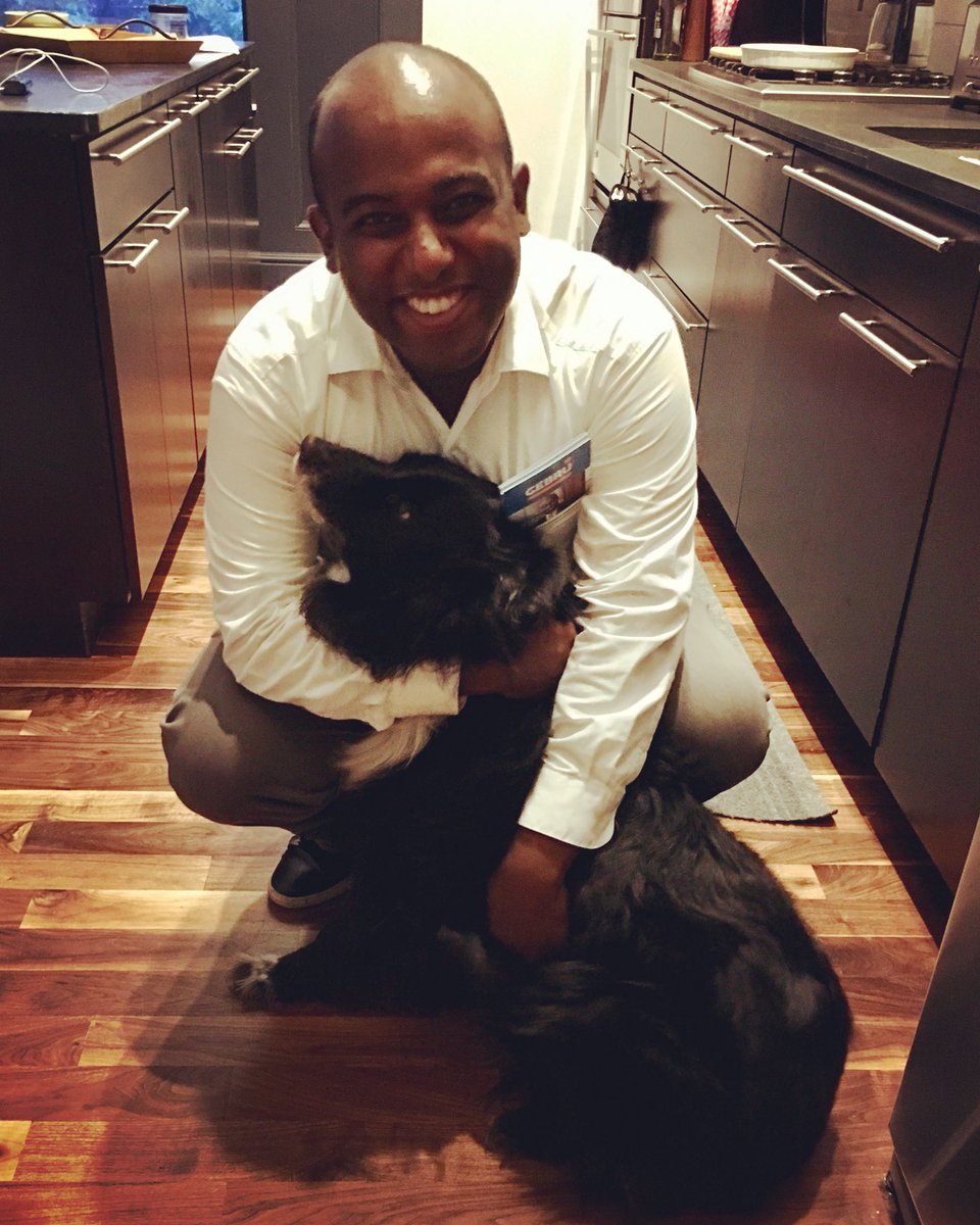 SMGebru's tweet photo. Polls show I’m exceptional with dogs. Too bad they don’t vote—they’re still loved by #TeamGebru! #DogsForGebru #InclusiveCambridge #mapoli https://t.co/b99QtGO2aI