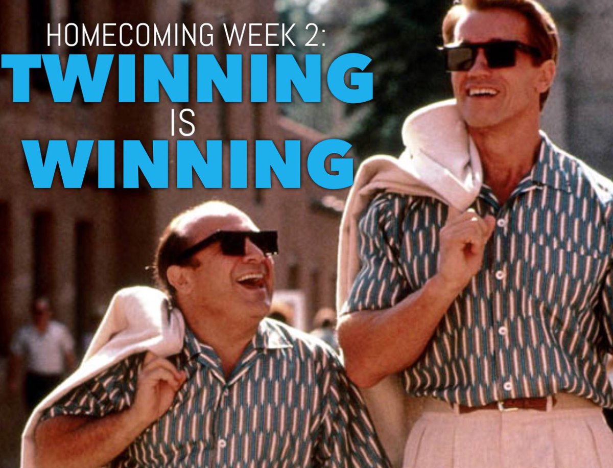ALIVEcolumbus's tweet photo. Twins and triplets and quads oh my!! Grab a friend or two or three and dress identical for Week 2 of HOMECOMING this WEDNESDAY! https://t.co/2p40cboTIM
