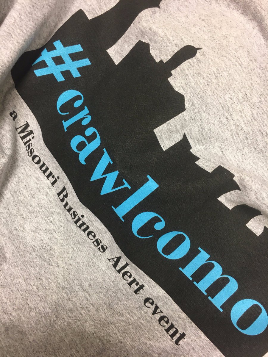 Here's a sneak peek at some #CrawlCoMo swag. Pre-register and arrive early Tuesday night to claim your threads. bit.ly/2yIMmHa