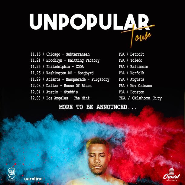 Unpopular Tour Cover