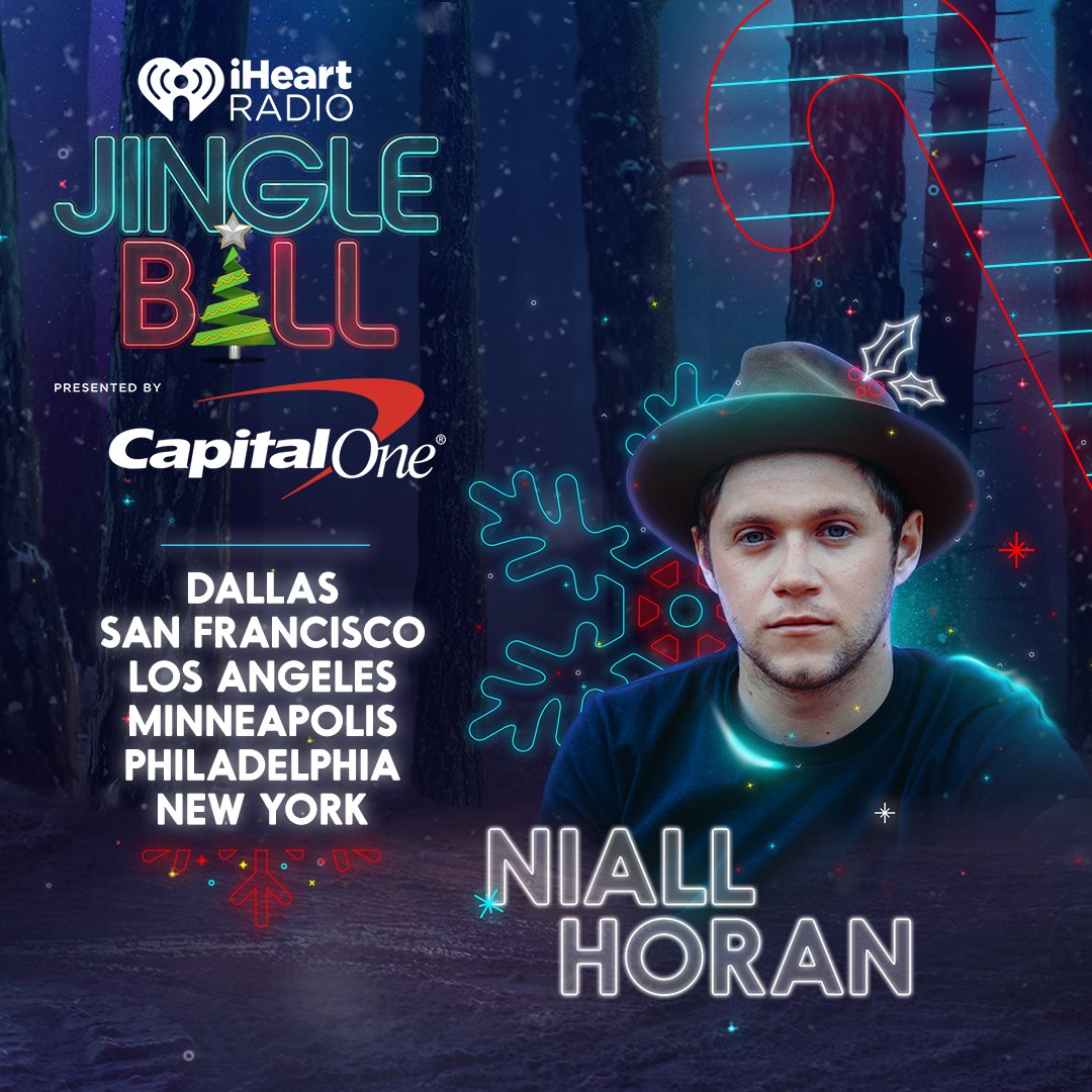 NiallOfficial's tweet photo. Looking forward to joining the #iHeartJingleBall tour again .  Pre-sale tickets available  https://t.co/tGof3FfgT8 https://t.co/vJXPYJmBER