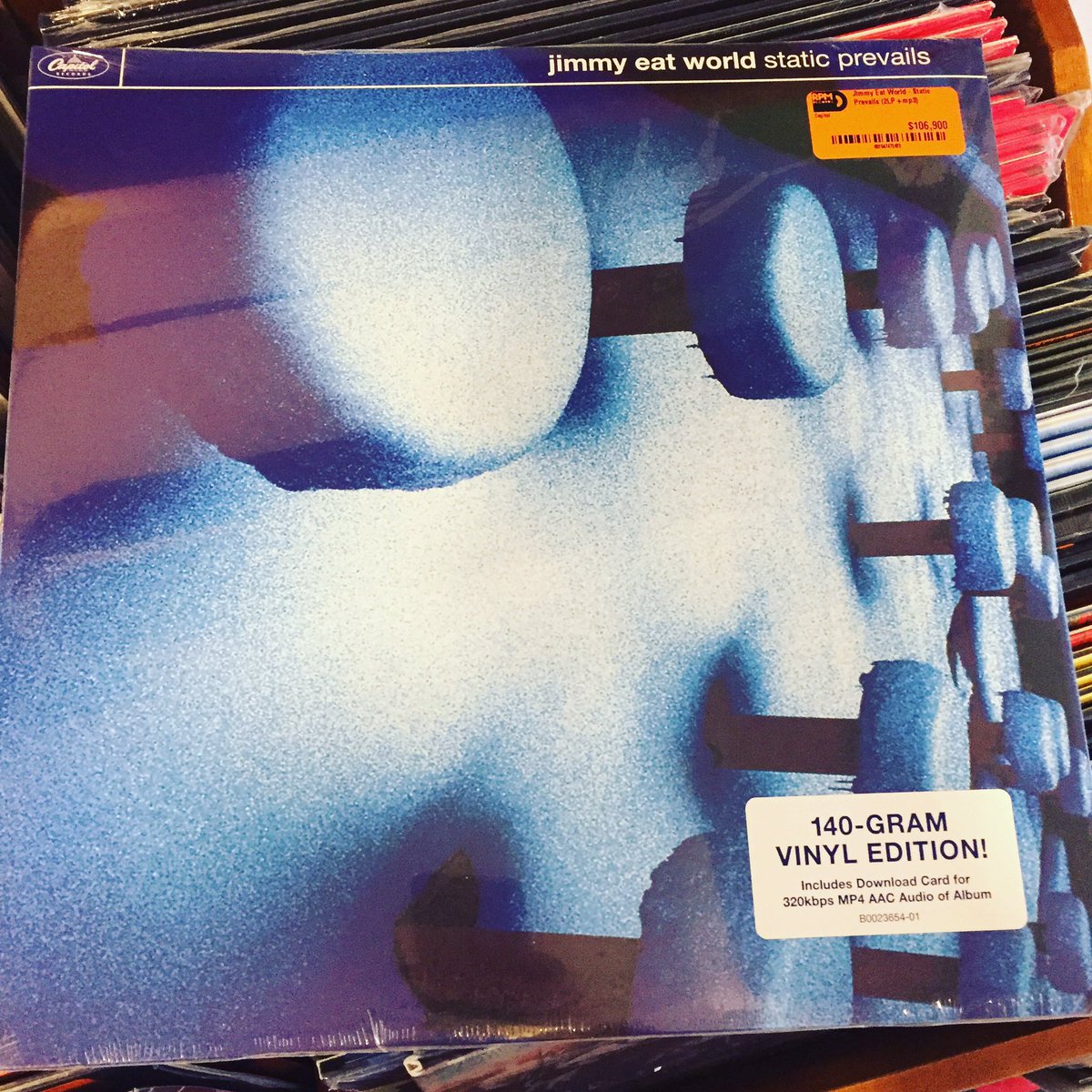 RPMRecordsBOG's tweet photo. #staticprevails fue el 2do disco d @jimmyeatworld, el 1ero con Capitol. Un disco de rock q se deja escuchar. Aquí en #rpmbog lo encuentras https://t.co/GSV3eBtqFg