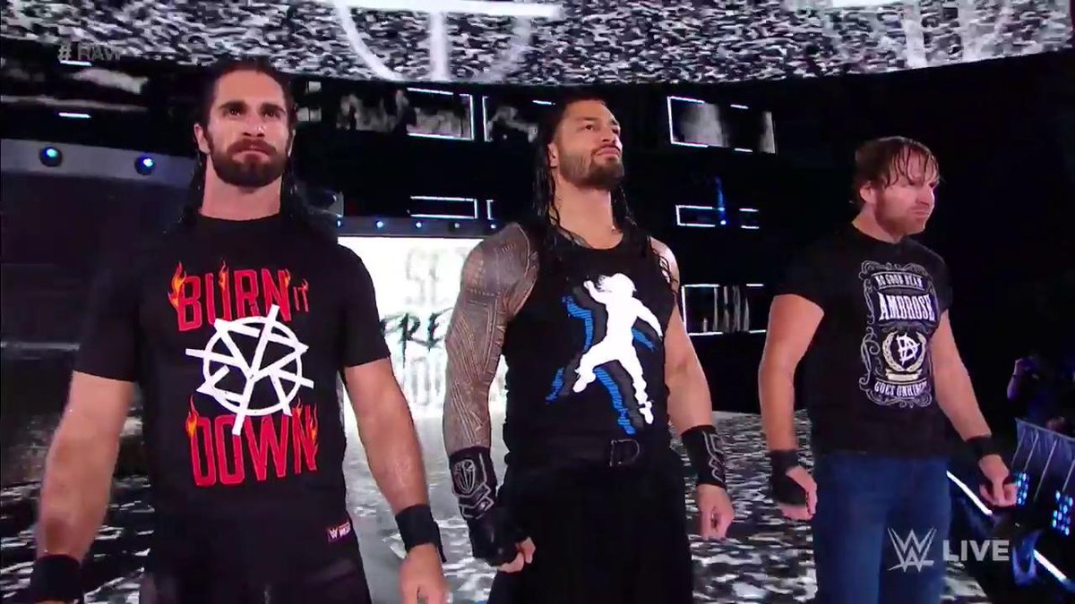 WrestleKliq's tweet photo. RT if you're excited to see the SHIELD back together! 

#RAW https://t.co/YJkuozU6sq