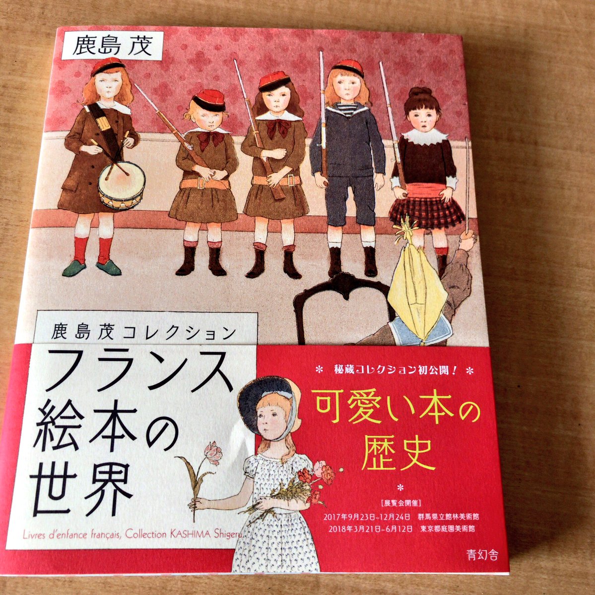 すぱこ On Twitter 群馬県立館林美術館 フランス絵本の世界 展へ 鹿島先生のコレクション は凄い 中でも ジャンヌダルクの色柄の美しさに感動 鹿島先生にちなんで 常設にはポンポンのコゼット像も展示中 巡回展では展示数が減るとのことなので 空いているこちら