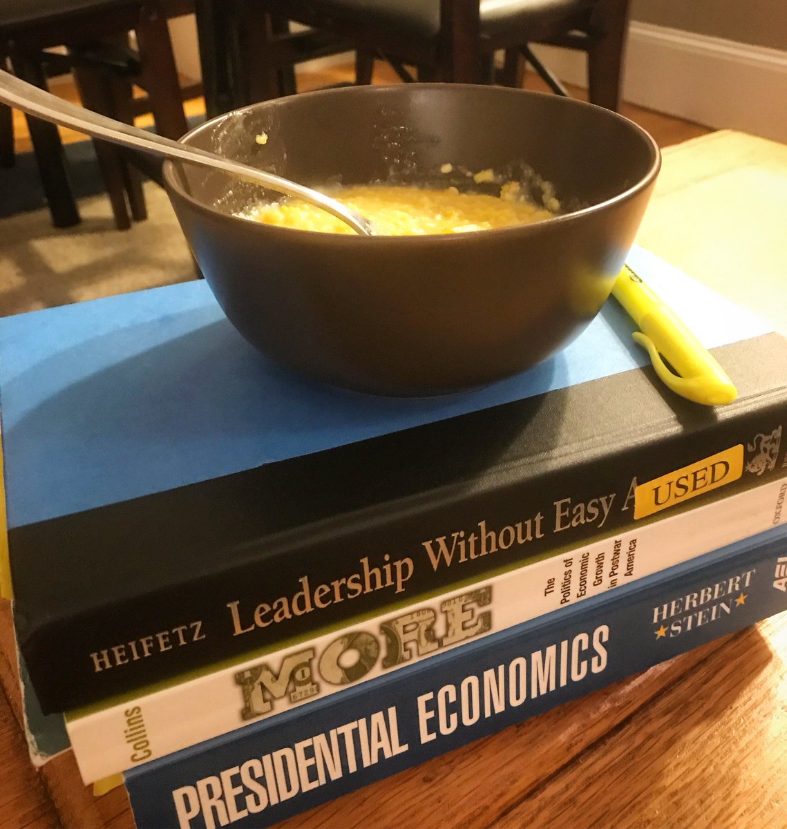These days, national holidays are for studying and grits #gradschool #thestruggleisreal #hks #lovingit #grits