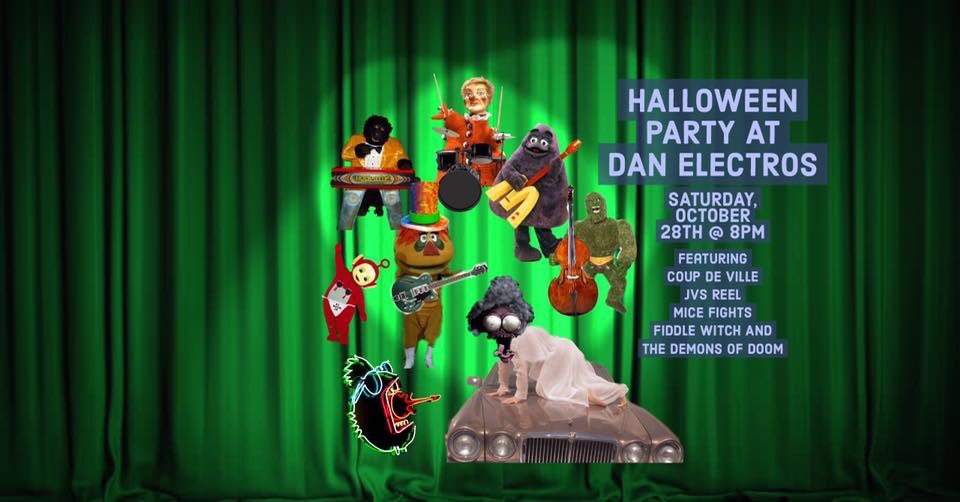 Gonna fiddle yall something scary! Halloween git down oct 28 <a href="/DanElectros/">Dan Electro's</a>! #metaltrio #electricviola