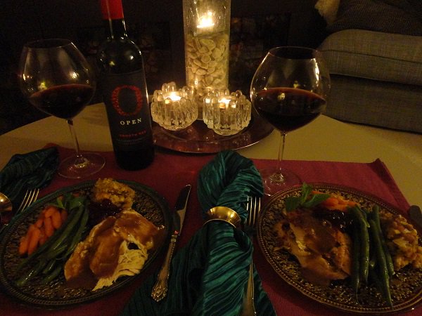 WineyLiz's tweet photo. Marvelous dinner served with #Openwines Smooth Red VQA-burst of red fruit & plums complimenting the savory meal perfectly @WinesOfNiagara https://t.co/dEppOoulpj