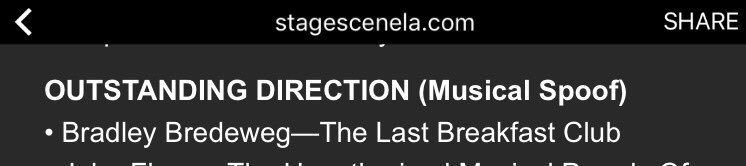 FuseProjectLA's tweet photo. Incredible! #TheLastBreakfastClub wins multiple Scenie Awards given to the best of LA Theatre. Thank you @stagescenela https://t.co/evu2dLdgdg