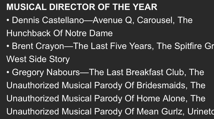 FuseProjectLA's tweet photo. Incredible! #TheLastBreakfastClub wins multiple Scenie Awards given to the best of LA Theatre. Thank you @stagescenela https://t.co/evu2dLdgdg