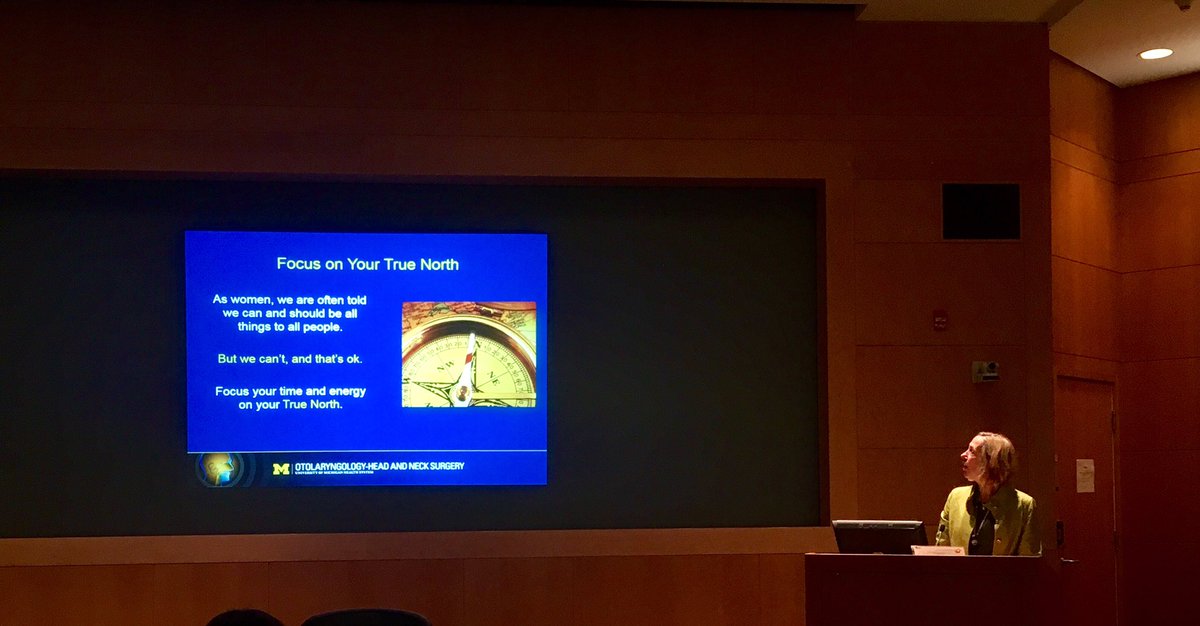 Inspirational talk by Dr. Carol Bradford - passion, drive, focus &amp; support all necessary for success in academic surgery 🙌 <a href="/WomenSurgeons/">WomenSurgeons</a>