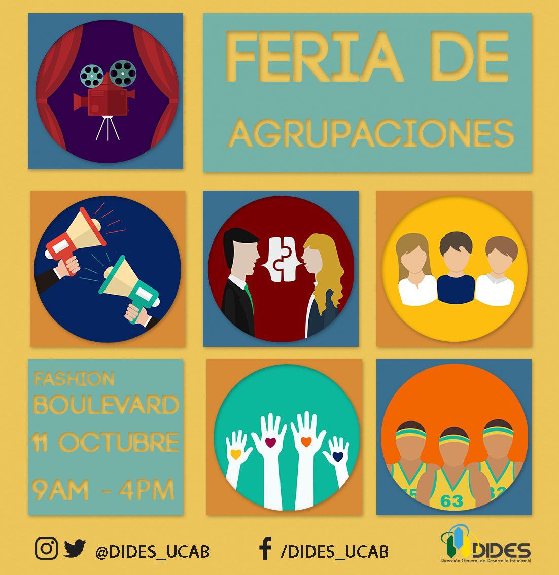 CineClubUCAB's tweet photo. ¡Hey, ucabista! Nos vemos el miércoles 11 de octubre en la 3ra edición de la Feria de Agrupaciones @DIDES_UCAB🙌 https://t.co/my0wvPni8e