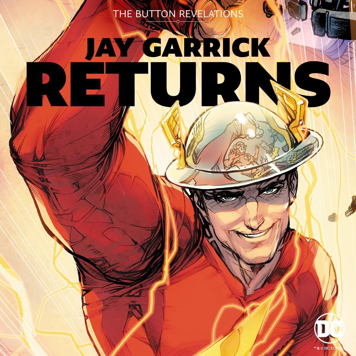 DCOfficial's tweet photo. The original speedster returns in #DCRebirth's BATMAN/THE FLASH: THE BUTTON DELUXE EDITION, available 10/11! https://t.co/sXwsjTpsfE https://t.co/uRbJuW8rul