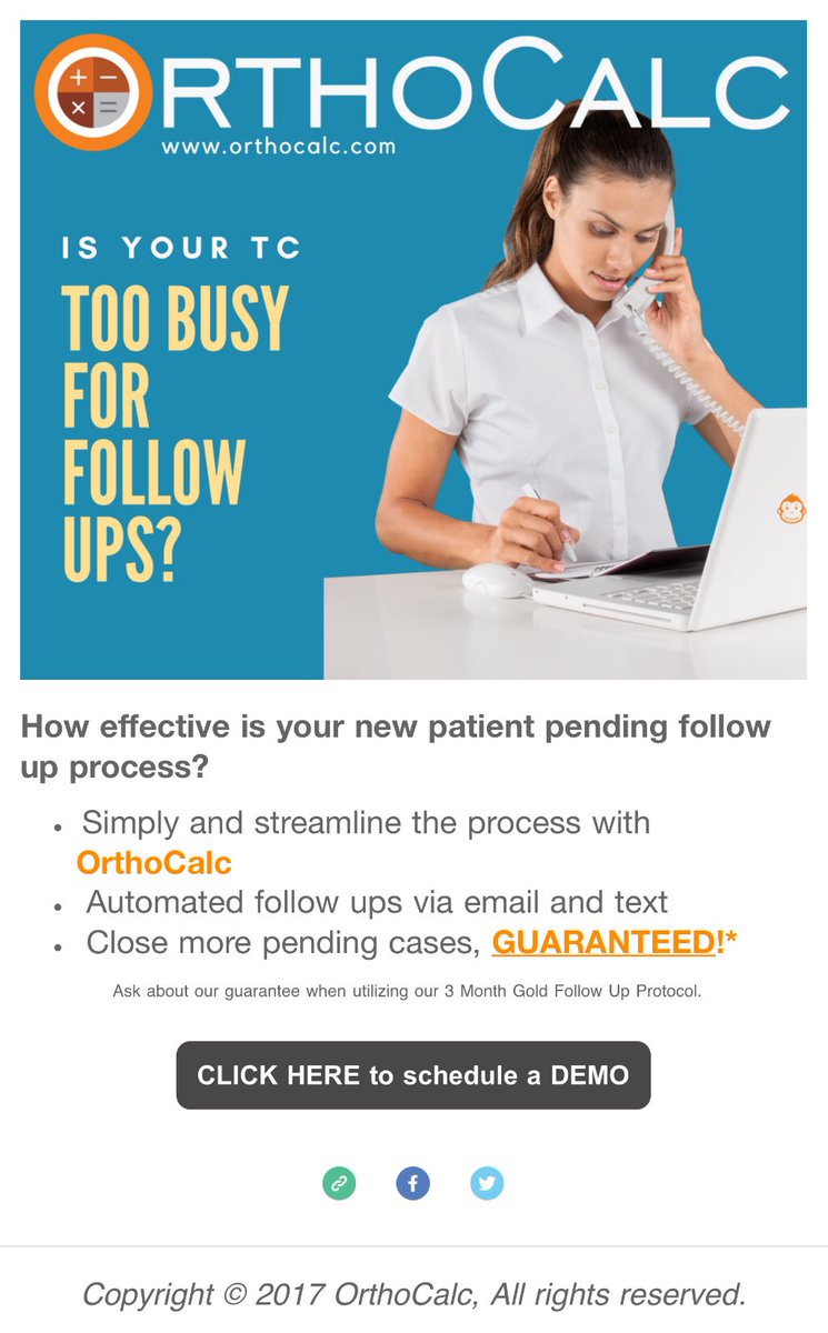 OrthoCalc's tweet photo. #OrthoCalc @OrthoCalc #closemorecases #simplifyandstreamline https://t.co/POXLIdInjS