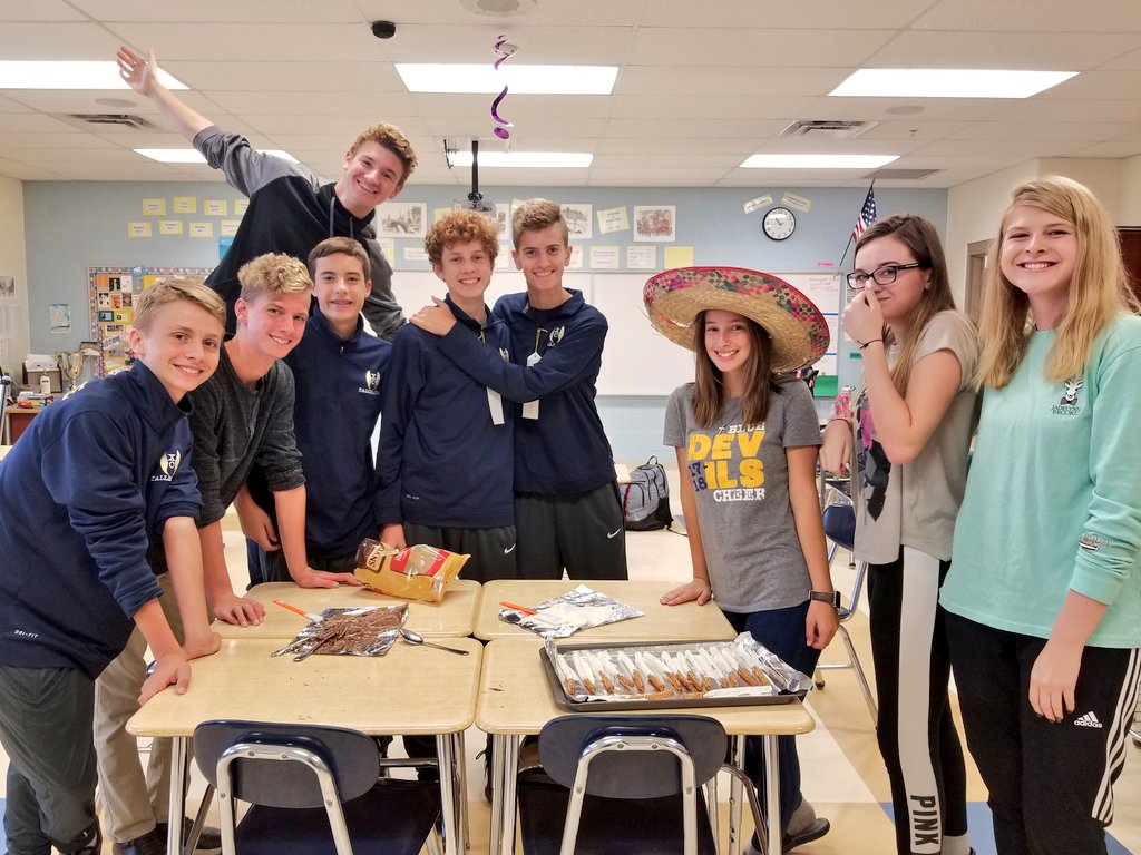 SraTrowbridge's tweet photo. ¡Don't forget to buy delicious #ChocolateforChange made by #THSSpanishstudents to help hurricane relief in #PuertoRico Tues. & Weds! ❤️🍫🇵🇷 https://t.co/Q0kzgBDWbk