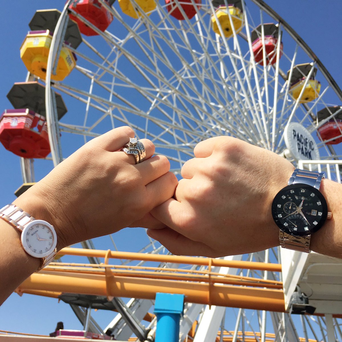 Ferris Wheel Fun in Santa Monica