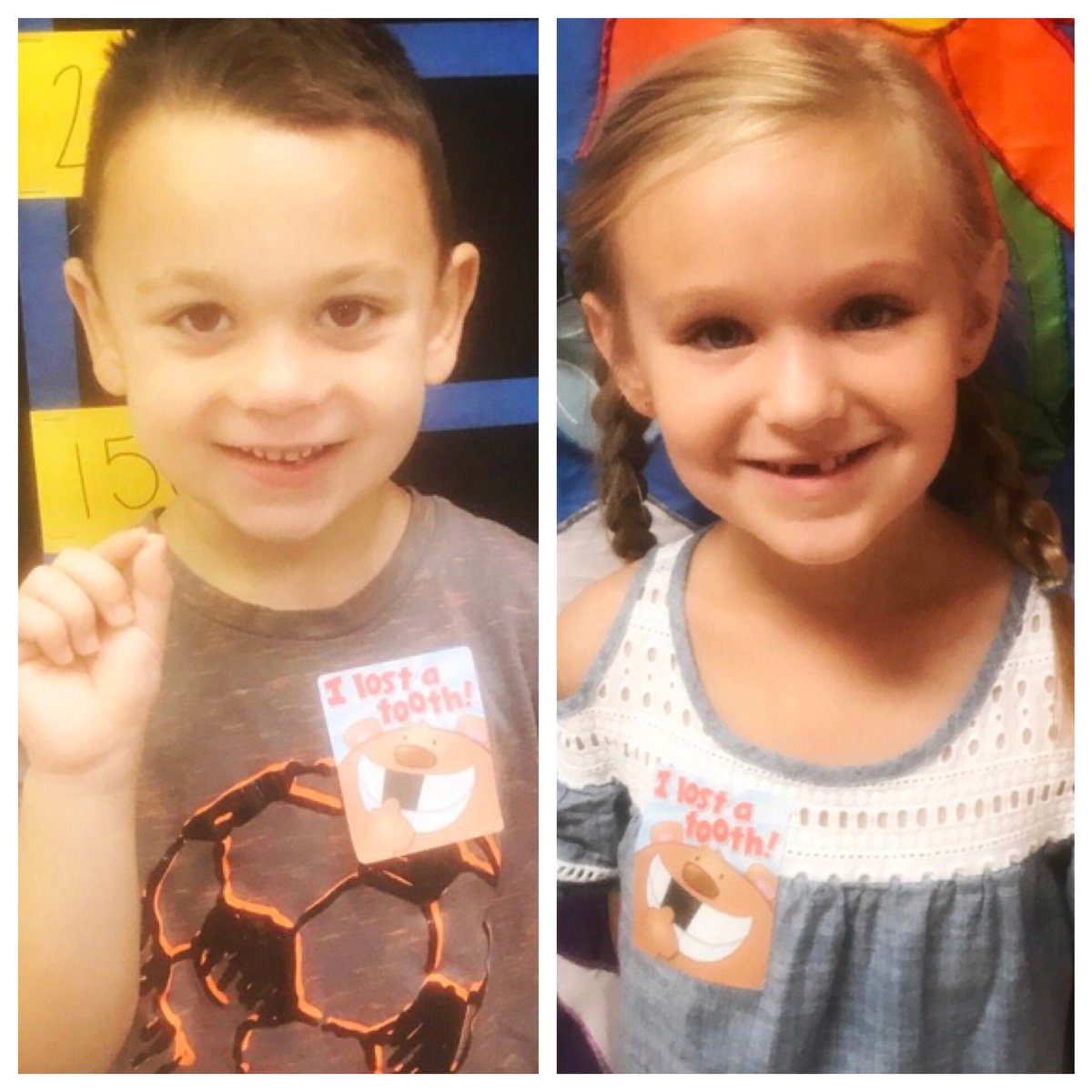 Loosing teeth in first grade is becoming pretty popular! SO MUCH FUN! 💙#memories #toothfairytraditions #funinfirst <a href="/DurantEagles/">Durant Elementary</a>