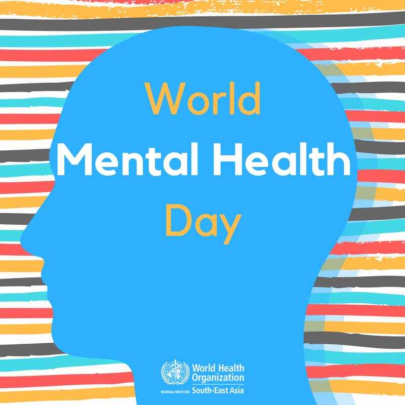 WHOSEARO's tweet photo. It's #WorldMentalHealthDay
This year's theme is #Mentalhealth in the workplace.
Let's promote mental health at work: https://t.co/NkssSC2EUg https://t.co/K00WuOT9QK