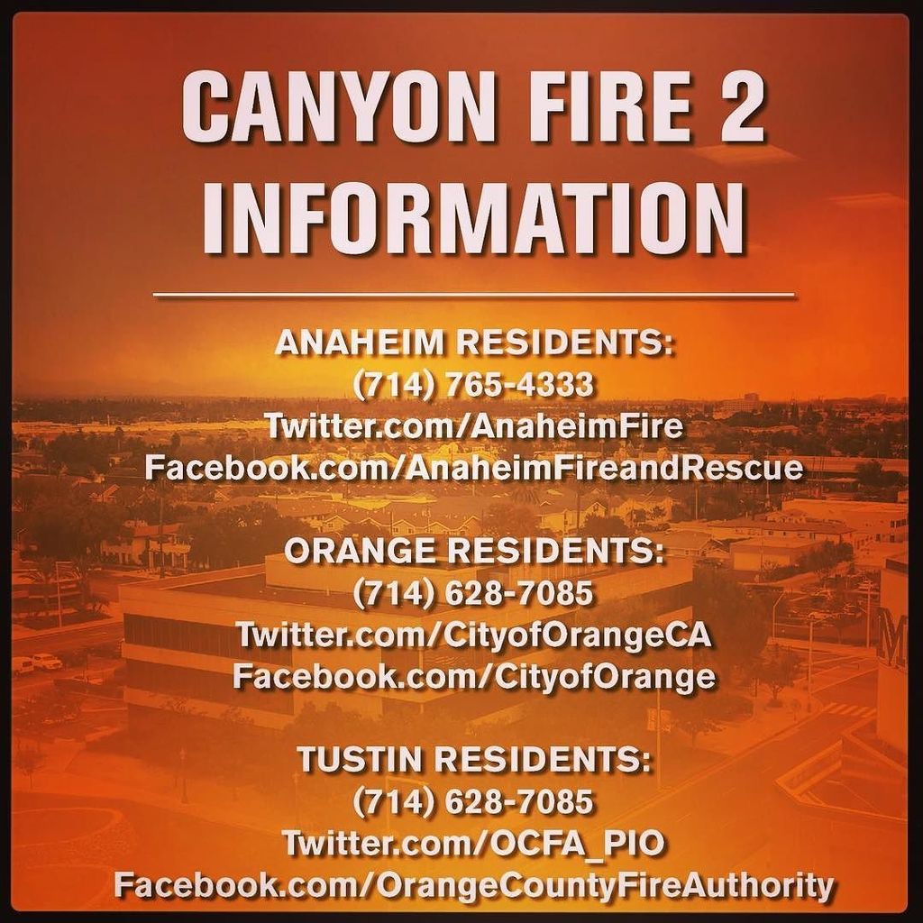 abalcomrealty's tweet photo. Information phone lines. 
#canyonfire2 #canyonfire #information #informationline #canyonfireinformation #anaheim #orange #tustin #anaheimhi… https://t.co/j0GbxfevKH