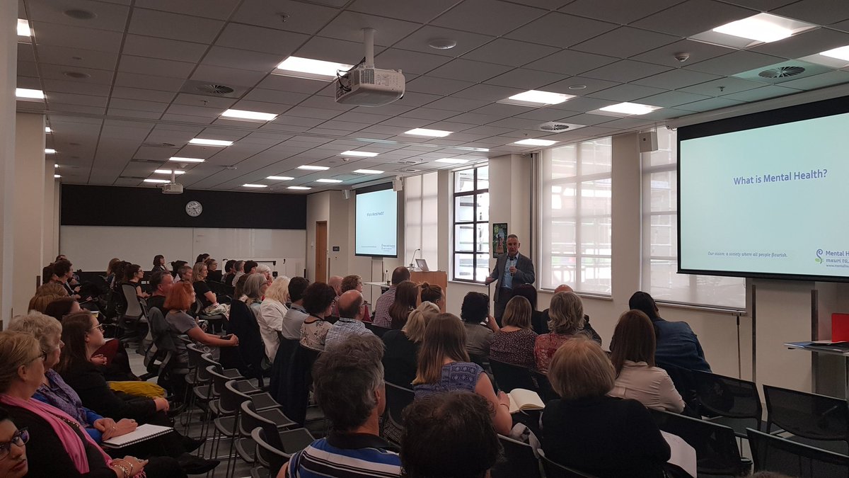 ahdmcintosh's tweet photo. #MHAWNZ Shaun CEO MHF delivering to HR and H&amp;S professionals in Wellington great way to celebrate World Mental Health Day https://t.co/6kQ3kvrFk9