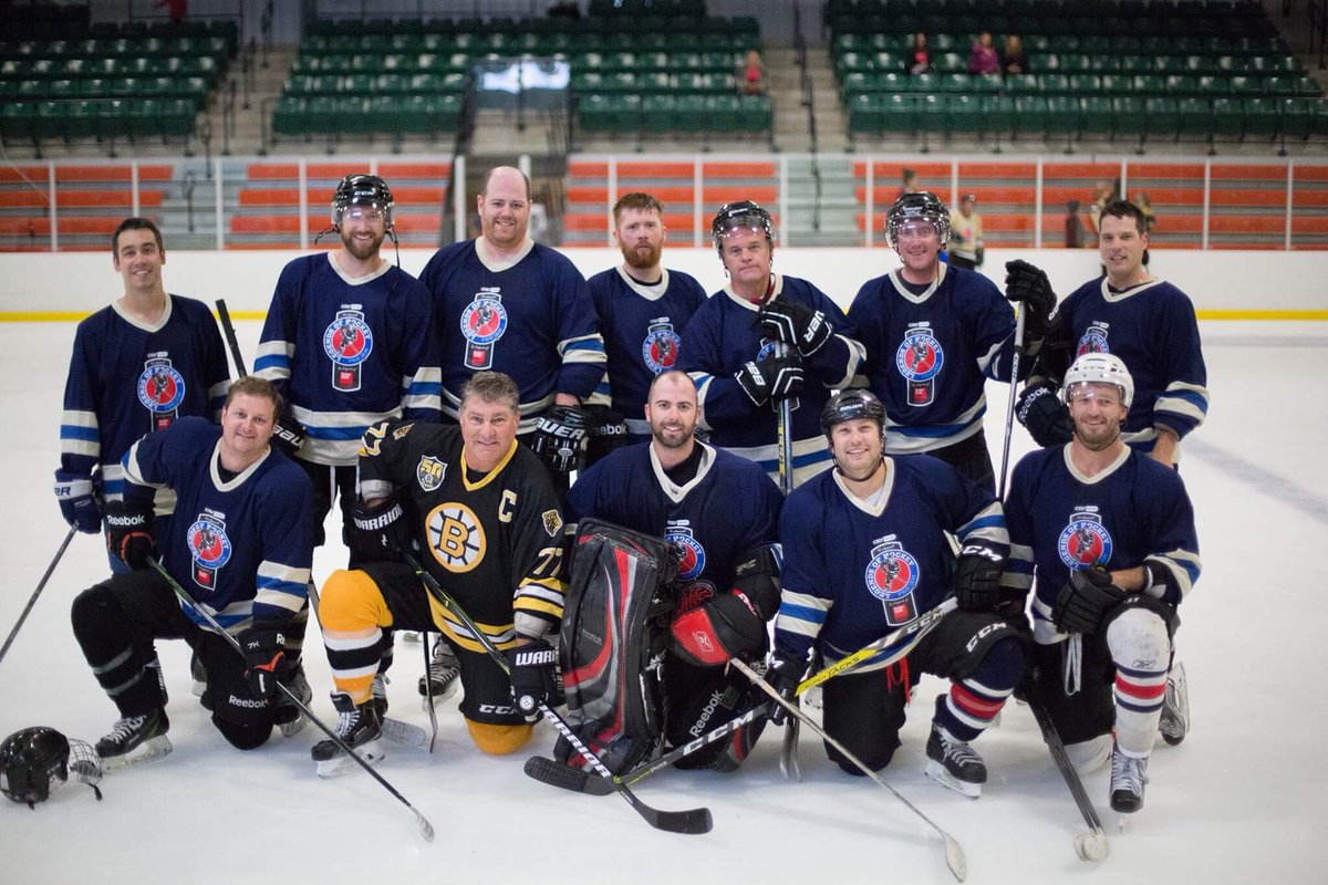 <a href="/RayBourque77/">Ray Bourque</a>  (aka..Uncle Ray) and his team at the 2017 Legends of Hockey Pro-Am in support of the <a href="/EasterSealsNL/">Easter Seals</a>
